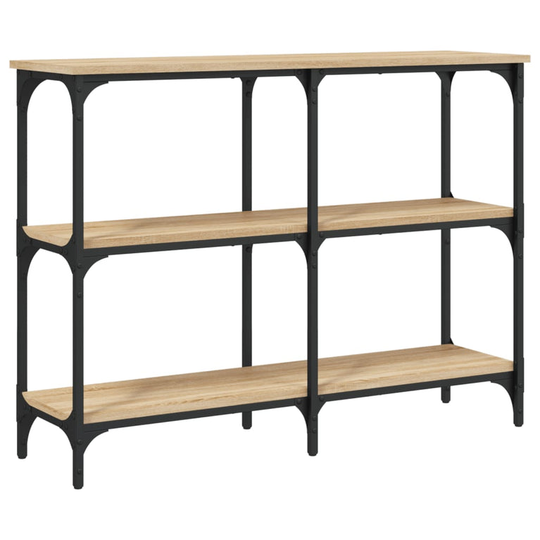 Wandtafel 100x29x75 cm bewerkt hout sonoma eikenkleurig MeubelReus