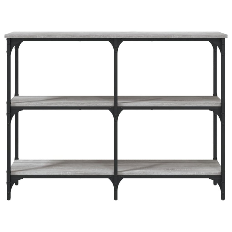 Wandtafel 100x29x75 cm bewerkt hout grijs sonoma eikenkleurig MeubelReus