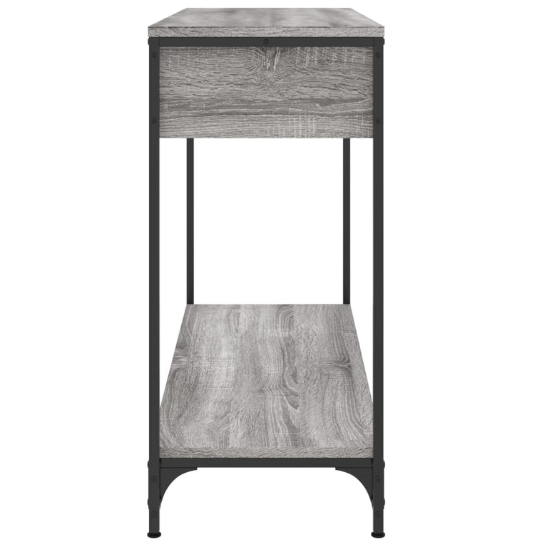 Wandtafel 100x34,5x75 cm bewerkt hout grijs sonoma eikenkleurig MeubelReus