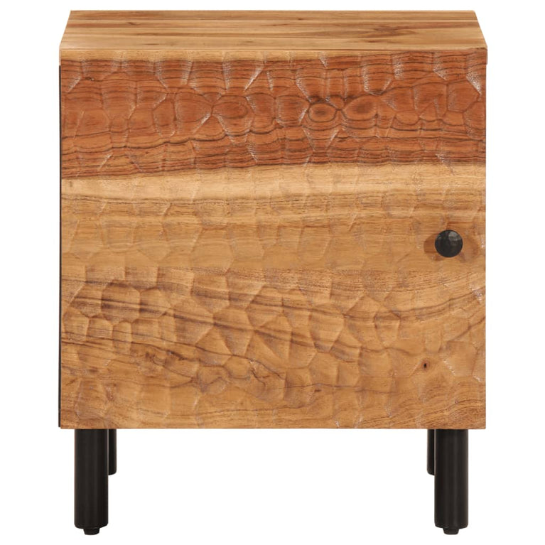 Nachtkastje 40x33x46 cm massief acaciahout