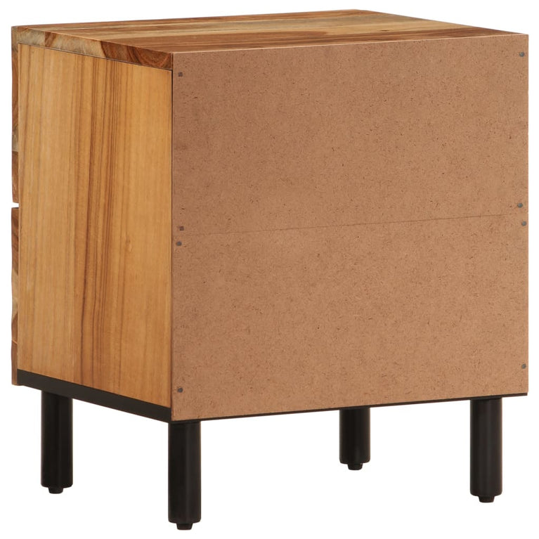 Nachtkastje 40x33x46 cm massief acaciahout
