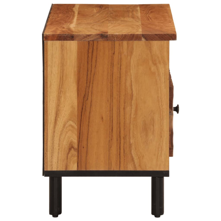 Tv-meubel 80x33x46 cm massief acaciahout