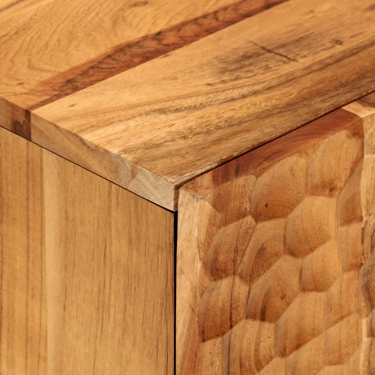 Badkamerkast 38x33x58 cm massief acaciahout