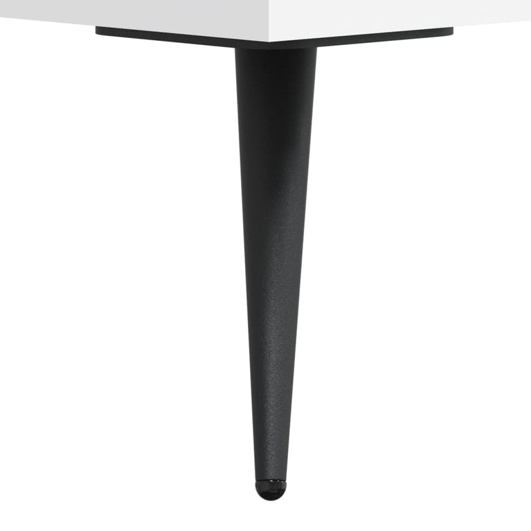 Tv-meubel 80x36x50 cm bewerkt hout wit MeubelReus