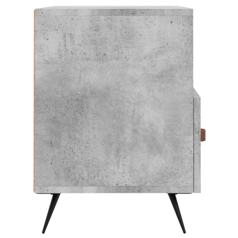 Tv-meubel 80x36x50 cm bewerkt hout betongrijs MeubelReus