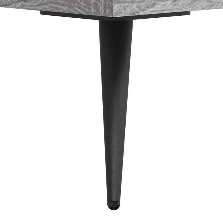 Tv-meubel 80x36x50 cm bewerkt hout grijs sonoma eikenkleurig MeubelReus