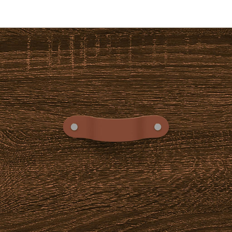 Tv-meubel 80x36x50 cm bewerkt hout bruin eikenkleur MeubelReus