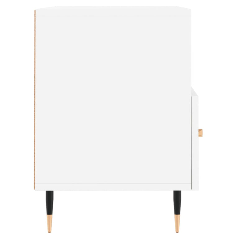 Tv-meubel 80x36x50 cm bewerkt hout wit MeubelReus