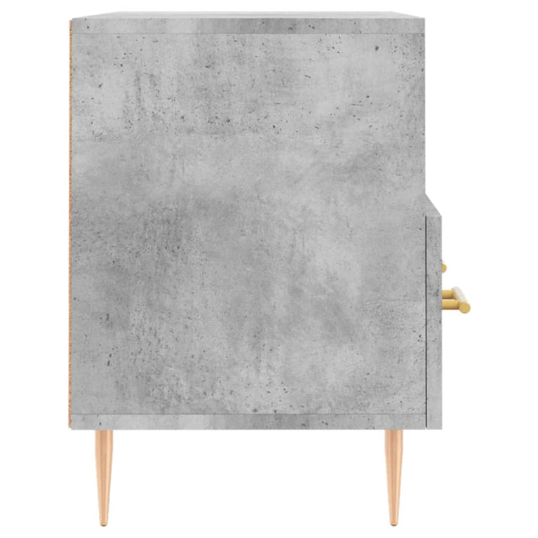 Tv-meubel 80x36x50 cm bewerkt hout betongrijs MeubelReus