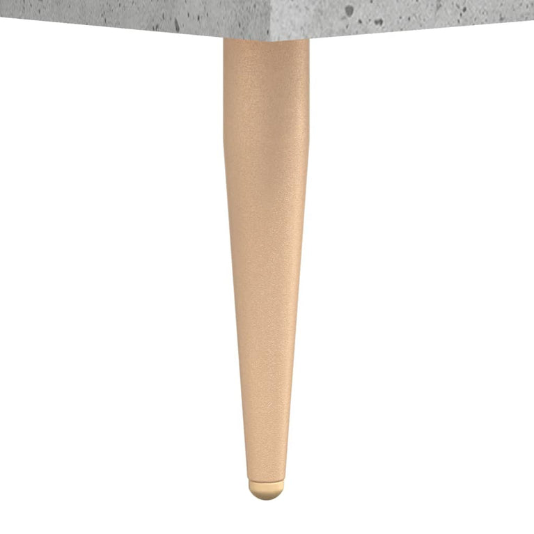 Tv-meubel 80x36x50 cm bewerkt hout betongrijs MeubelReus