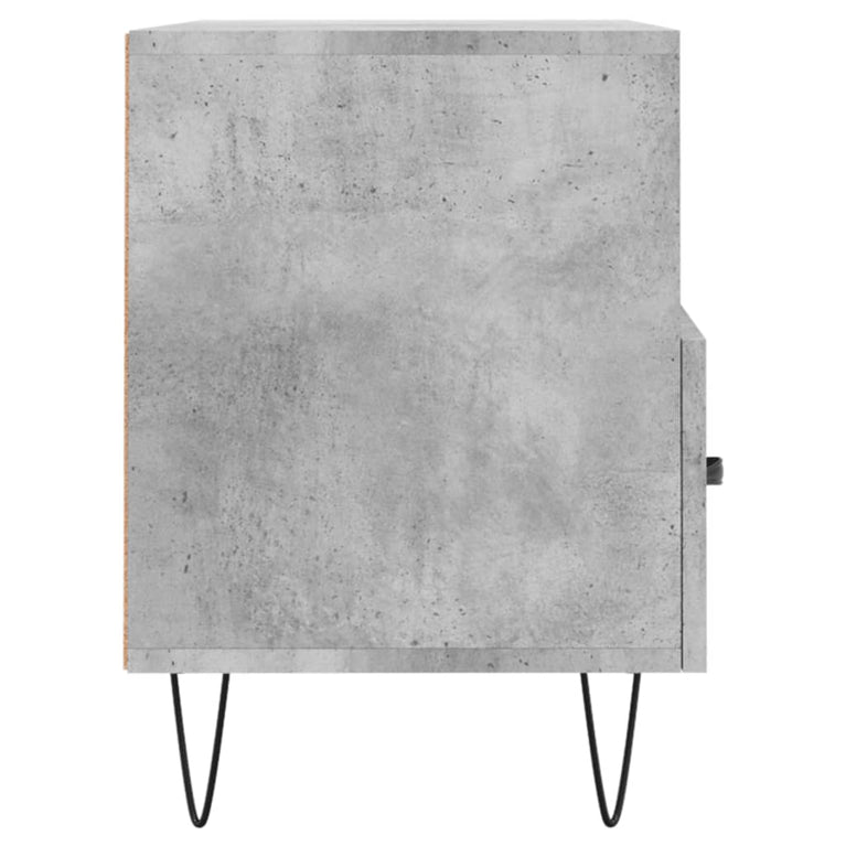 Tv-meubel 80x36x50 cm bewerkt hout betongrijs MeubelReus