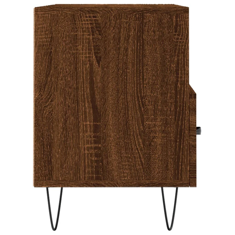 Tv-meubel 80x36x50 cm bewerkt hout bruin eikenkleur MeubelReus
