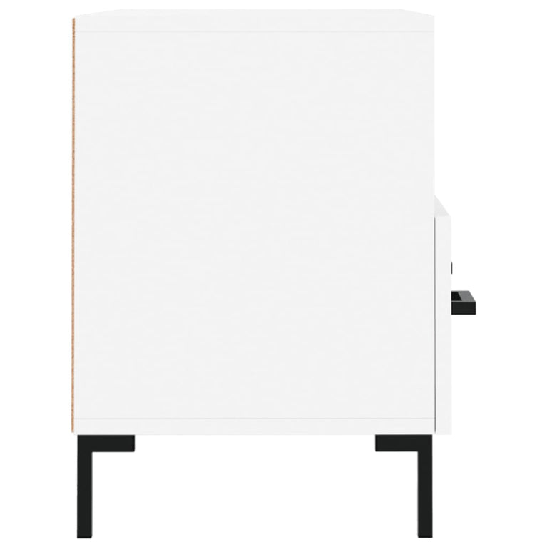 Tv-meubel 80x36x50 cm bewerkt hout wit MeubelReus