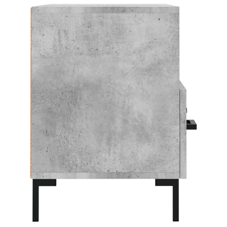 Tv-meubel 80x36x50 cm bewerkt hout betongrijs MeubelReus