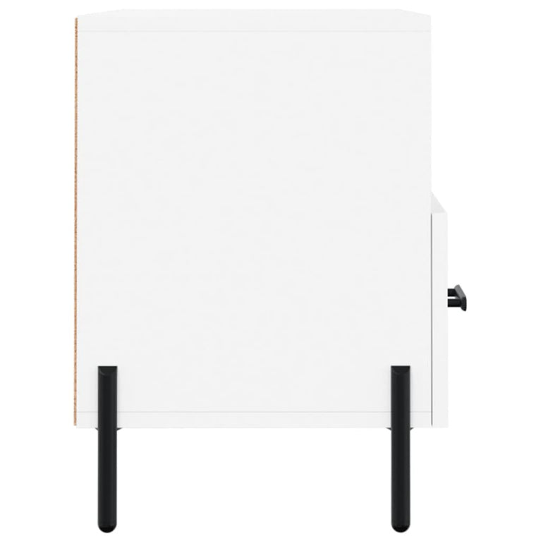 Tv-meubel 80x36x50 cm bewerkt hout wit MeubelReus