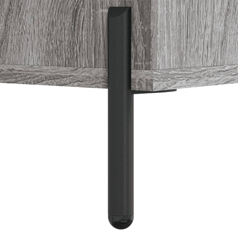 Tv-meubel 80x36x50 cm bewerkt hout grijs sonoma eikenkleurig MeubelReus