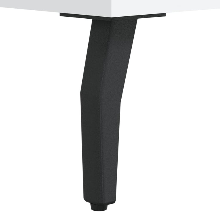 Tv-meubel 80x36x50 cm bewerkt hout wit MeubelReus