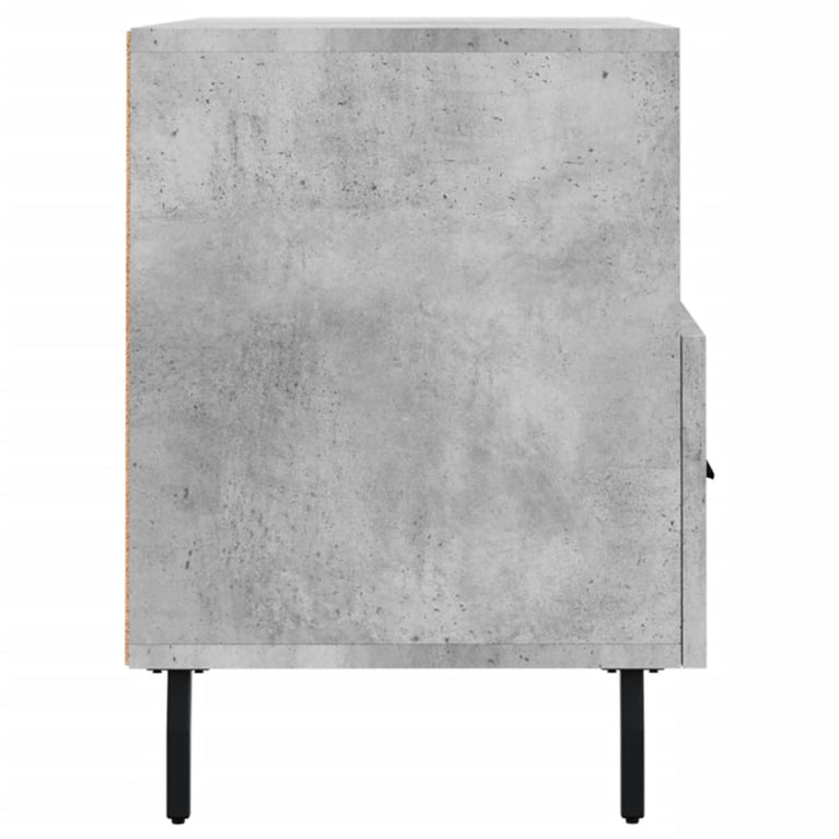 Tv-meubel 80x36x50 cm bewerkt hout betongrijs MeubelReus