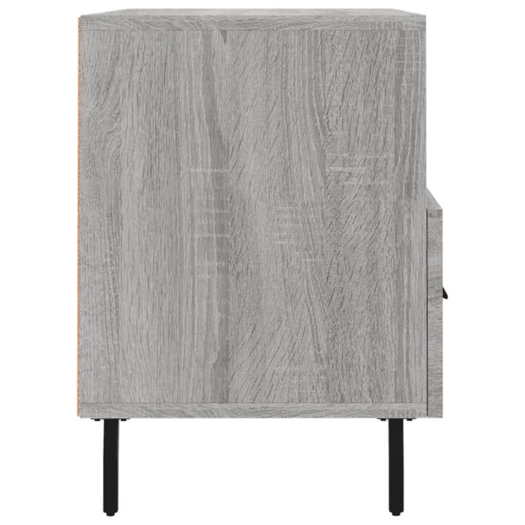 Tv-meubel 80x36x50 cm bewerkt hout grijs sonoma eikenkleurig MeubelReus