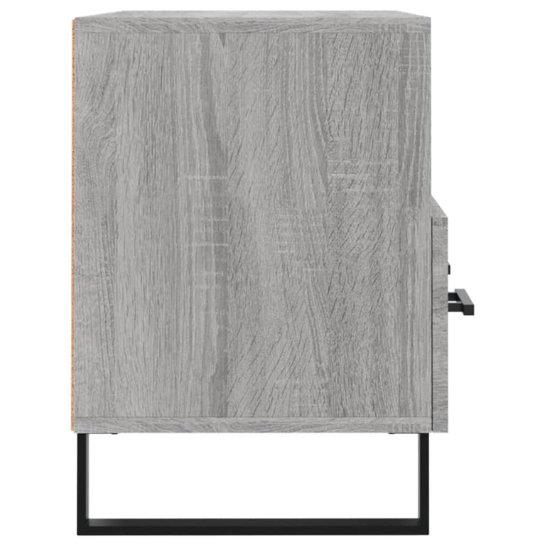 Tv-meubel 80x36x50 cm bewerkt hout grijs sonoma eikenkleurig MeubelReus