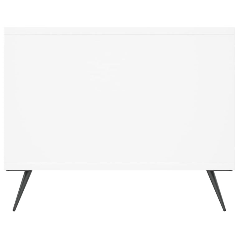 Salontafel 102x50x40 cm bewerkt hout wit MeubelReus