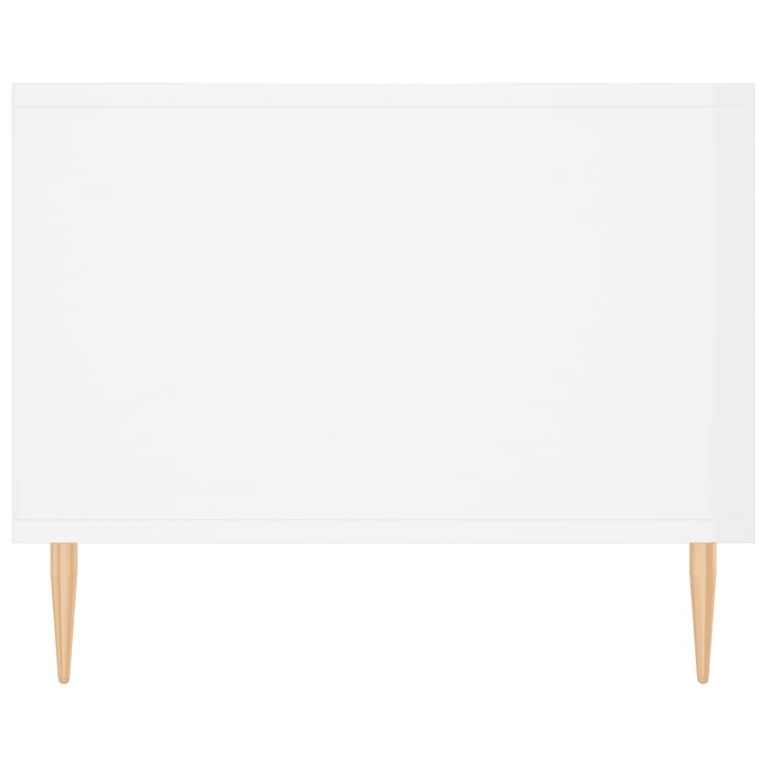 Salontafel 102x50x40 cm bewerkt hout hoogglans wit MeubelReus