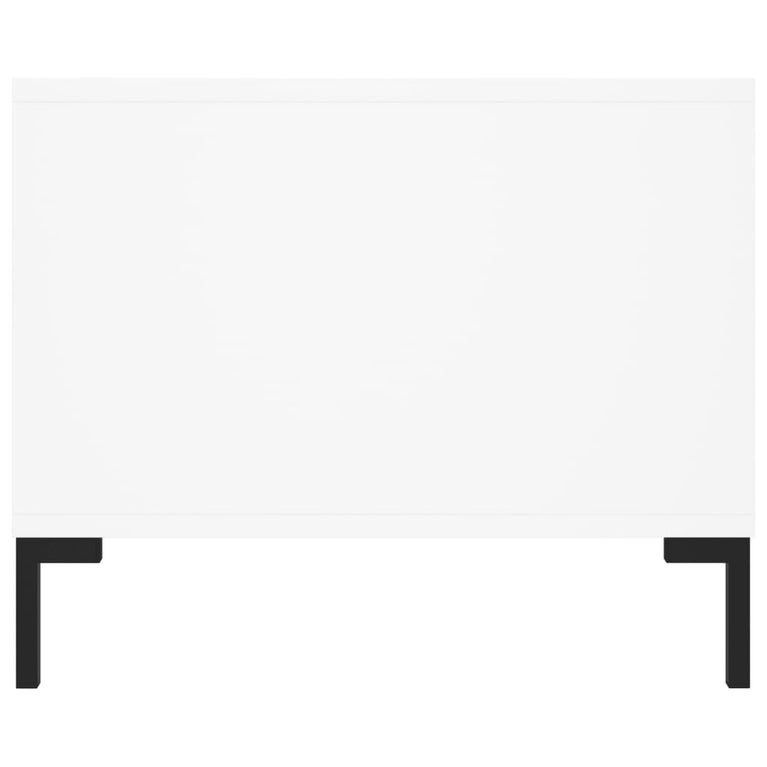 Salontafel 102x50x40 cm bewerkt hout wit MeubelReus