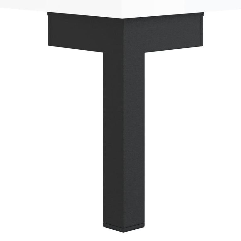 Salontafel 102x50x40 cm bewerkt hout hoogglans wit MeubelReus