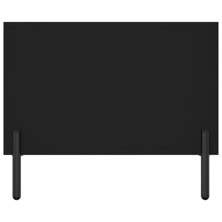 Salontafel 102x50x40 cm bewerkt hout zwart MeubelReus