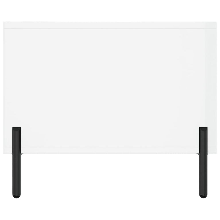 Salontafel 102x50x40 cm bewerkt hout hoogglans wit MeubelReus