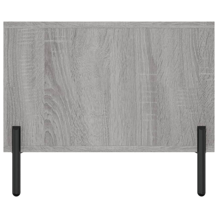Salontafel 102x50x40 cm bewerkt hout grijs sonoma eikenkleurig MeubelReus