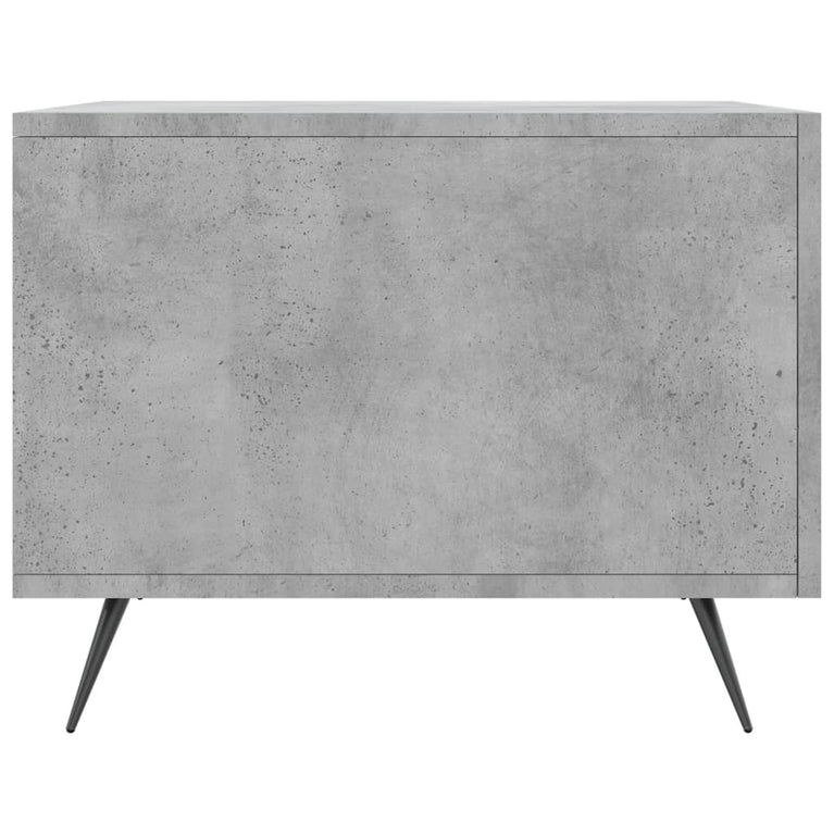 Salontafels 2 st 50x50x40 cm bewerkt hout betongrijs MeubelReus