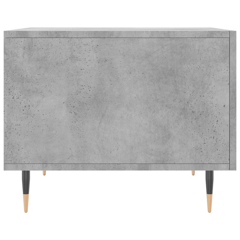 Salontafels 2 st 50x50x40 cm bewerkt hout betongrijs MeubelReus