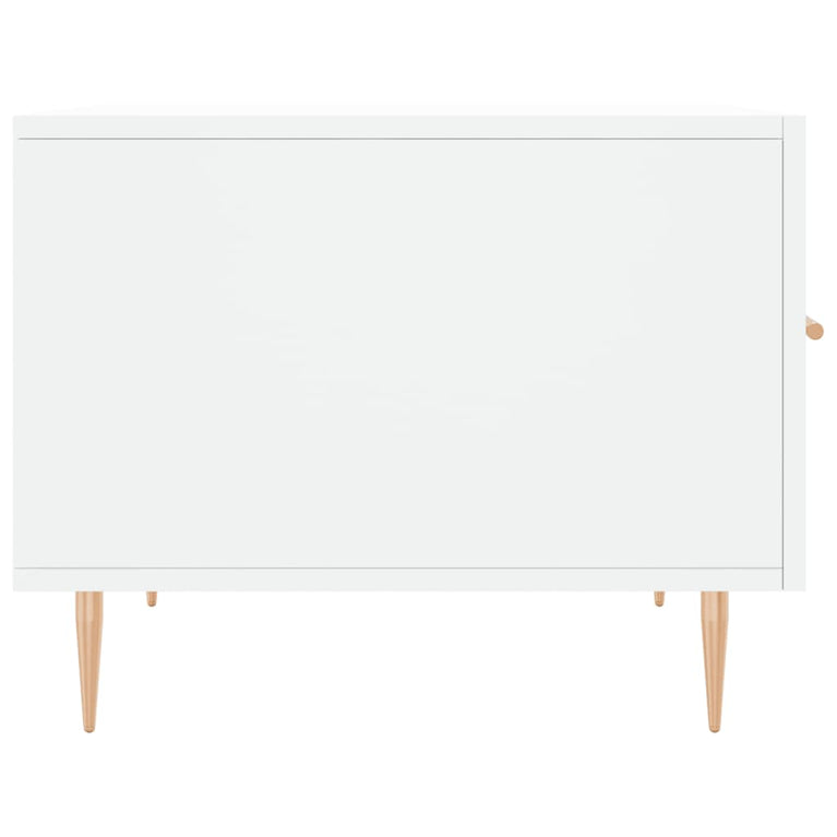 Salontafels 2 st 50x50x40 cm bewerkt hout wit MeubelReus