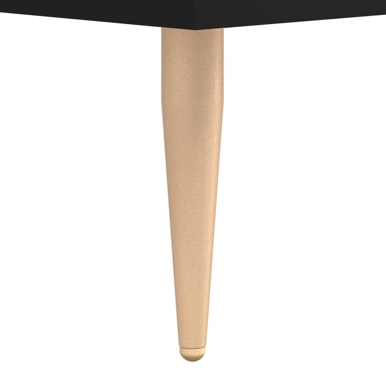 Salontafels 2 st 50x50x40 cm bewerkt hout zwart MeubelReus