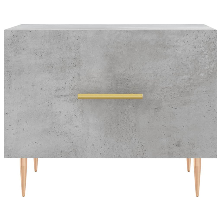 Salontafel 50x50x40 cm bewerkt hout betongrijs MeubelReus