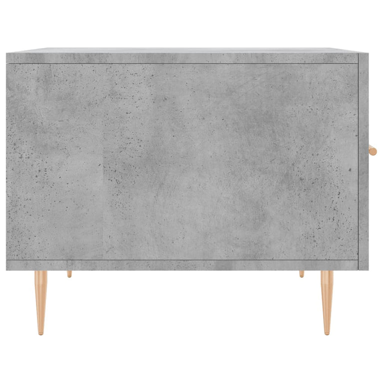 Salontafels 2 st 50x50x40 cm bewerkt hout betongrijs MeubelReus