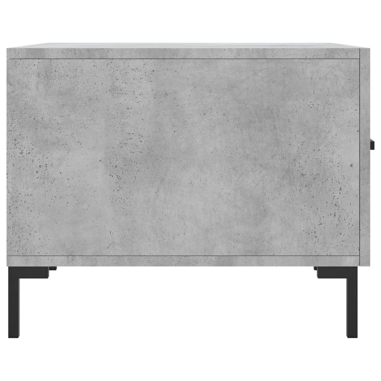 Salontafels 2 st 50x50x40 cm bewerkt hout betongrijs MeubelReus