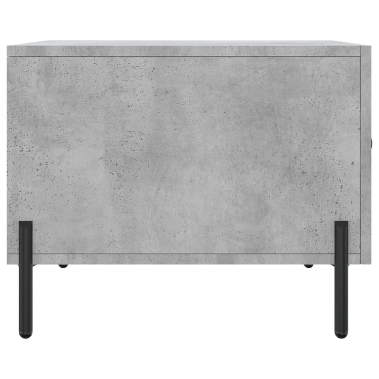 Salontafels 2 st 50x50x40 cm bewerkt hout betongrijs MeubelReus