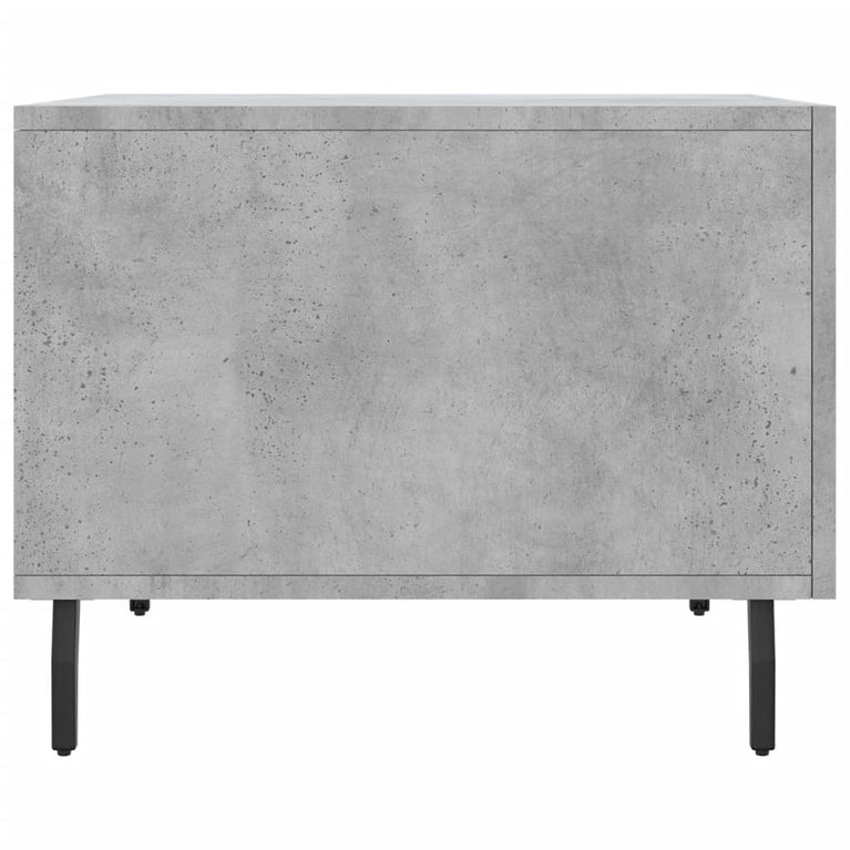 Salontafels 2 st 50x50x40 cm bewerkt hout betongrijs MeubelReus