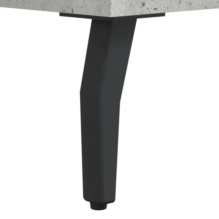 Salontafels 2 st 50x50x40 cm bewerkt hout betongrijs MeubelReus