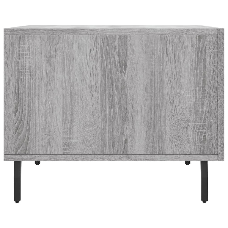 Salontafel 50x50x40 cm bewerkt hout grijs sonoma eiken MeubelReus
