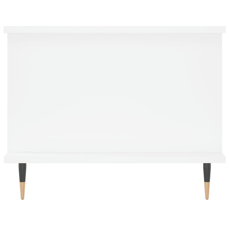 Salontafel 90x50x40 cm bewerkt hout wit MeubelReus