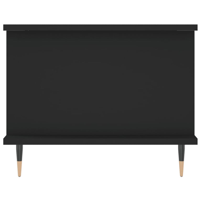 Salontafel 90x50x40 cm bewerkt hout zwart MeubelReus