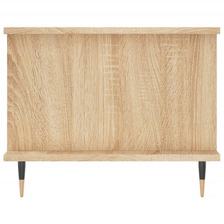 Salontafel 90x50x40 cm bewerkt hout sonoma eikenkleurig MeubelReus