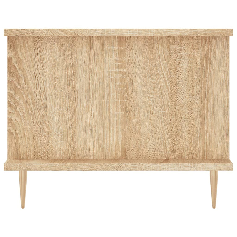 Salontafel 90x50x40 cm bewerkt hout sonoma eikenkleurig MeubelReus