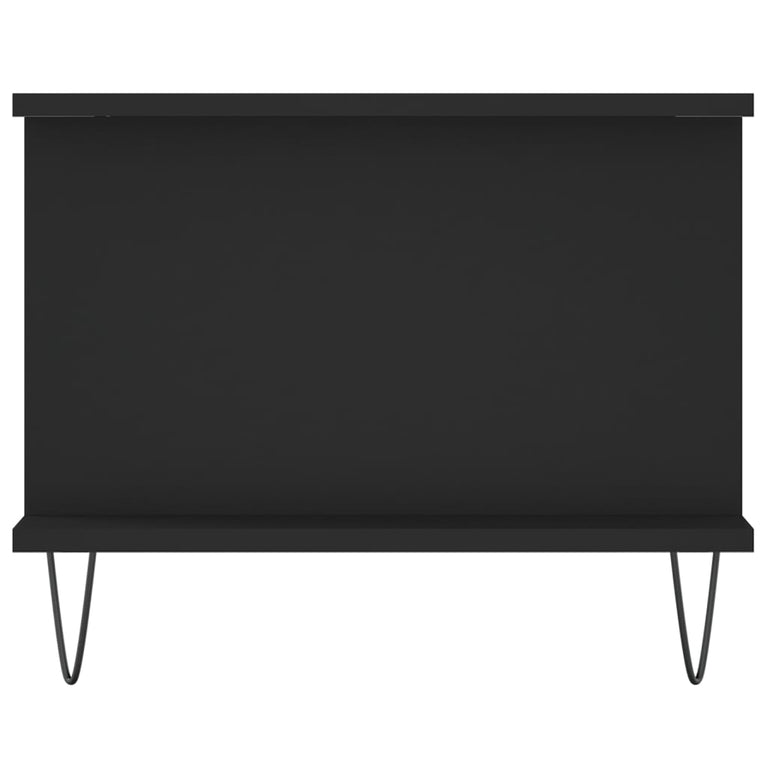 Salontafel 90x50x40 cm bewerkt hout zwart MeubelReus