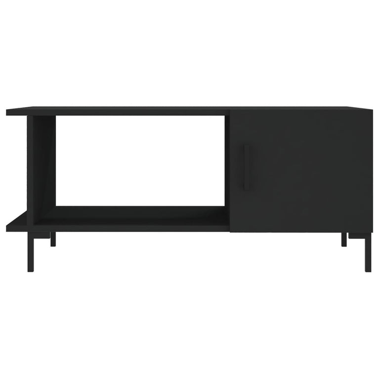 Salontafel 90x50x40 cm bewerkt hout zwart MeubelReus