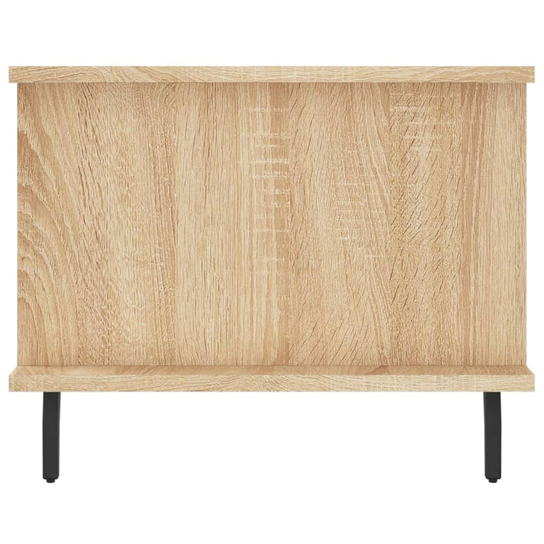 Salontafel 90x50x40 cm bewerkt hout sonoma eikenkleurig MeubelReus