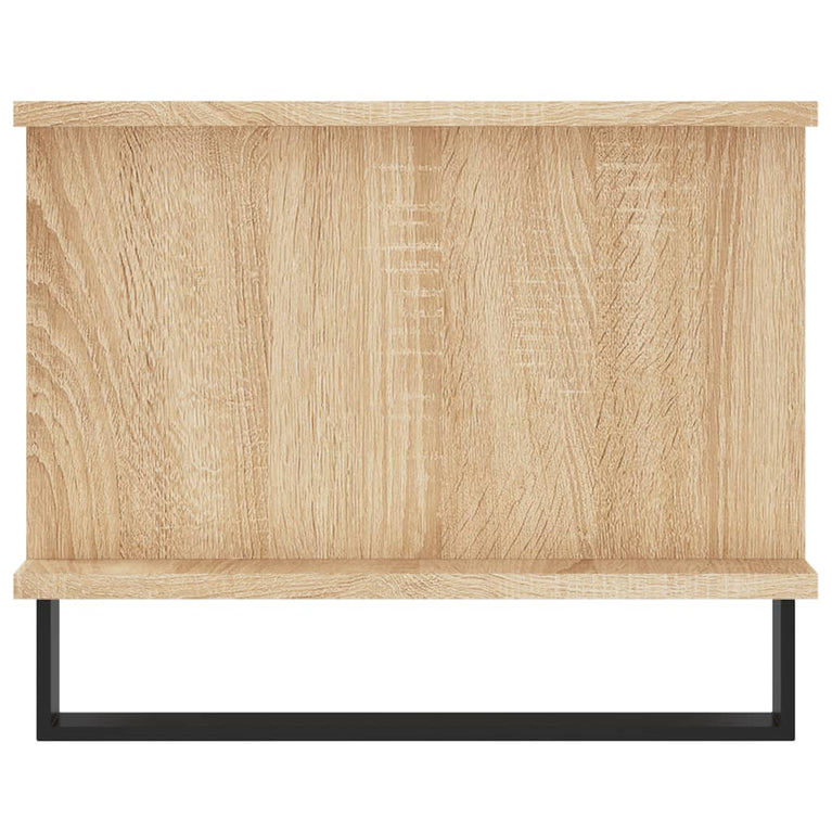 Salontafel 90x50x40 cm bewerkt hout sonoma eikenkleurig MeubelReus